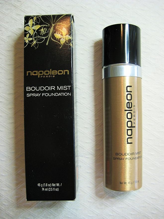Amazon Com Napoleon Perdis Napoleon Perdis Boudoir Mist Spray Foundation Look 4 2 5 Fl Oz Foundation Makeup Beauty