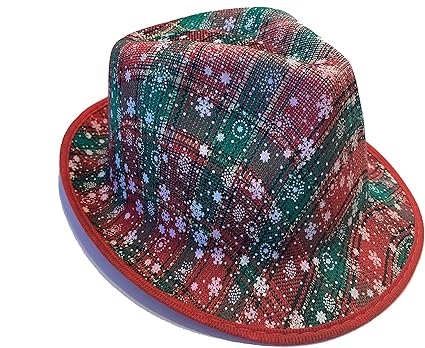 christmas fedora hats