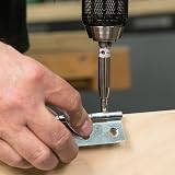 Trend 3-Piece Quick Release Drill Bit Guide Set 1/4 Inch Hex HSS view 6