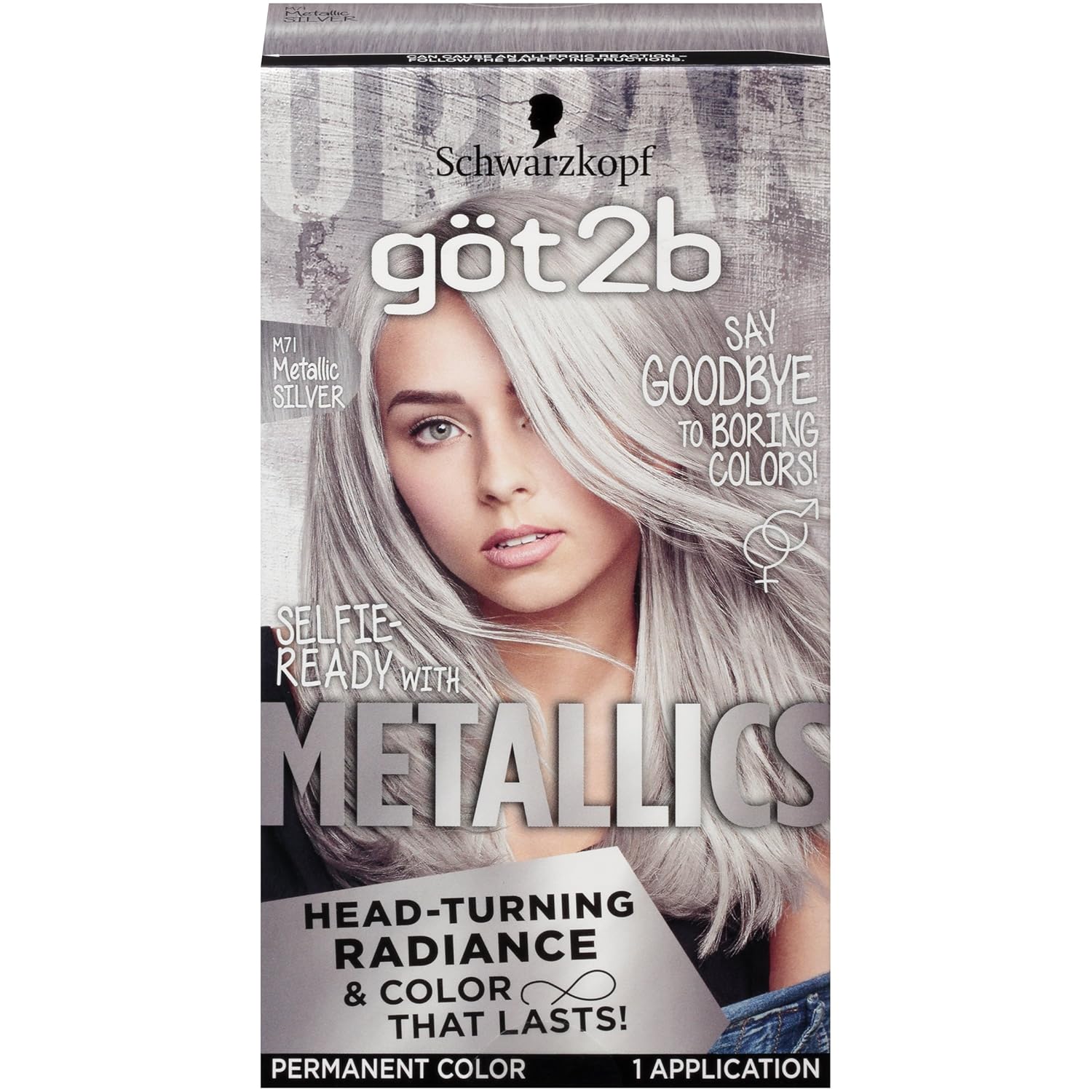 Amazon Com Got2b Metallic Permanent Hair Color M71 Metallic