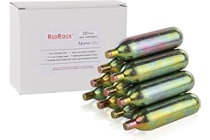 RedRock Unthreaded 16 Gram CO2 Cartridges - 10 Pack