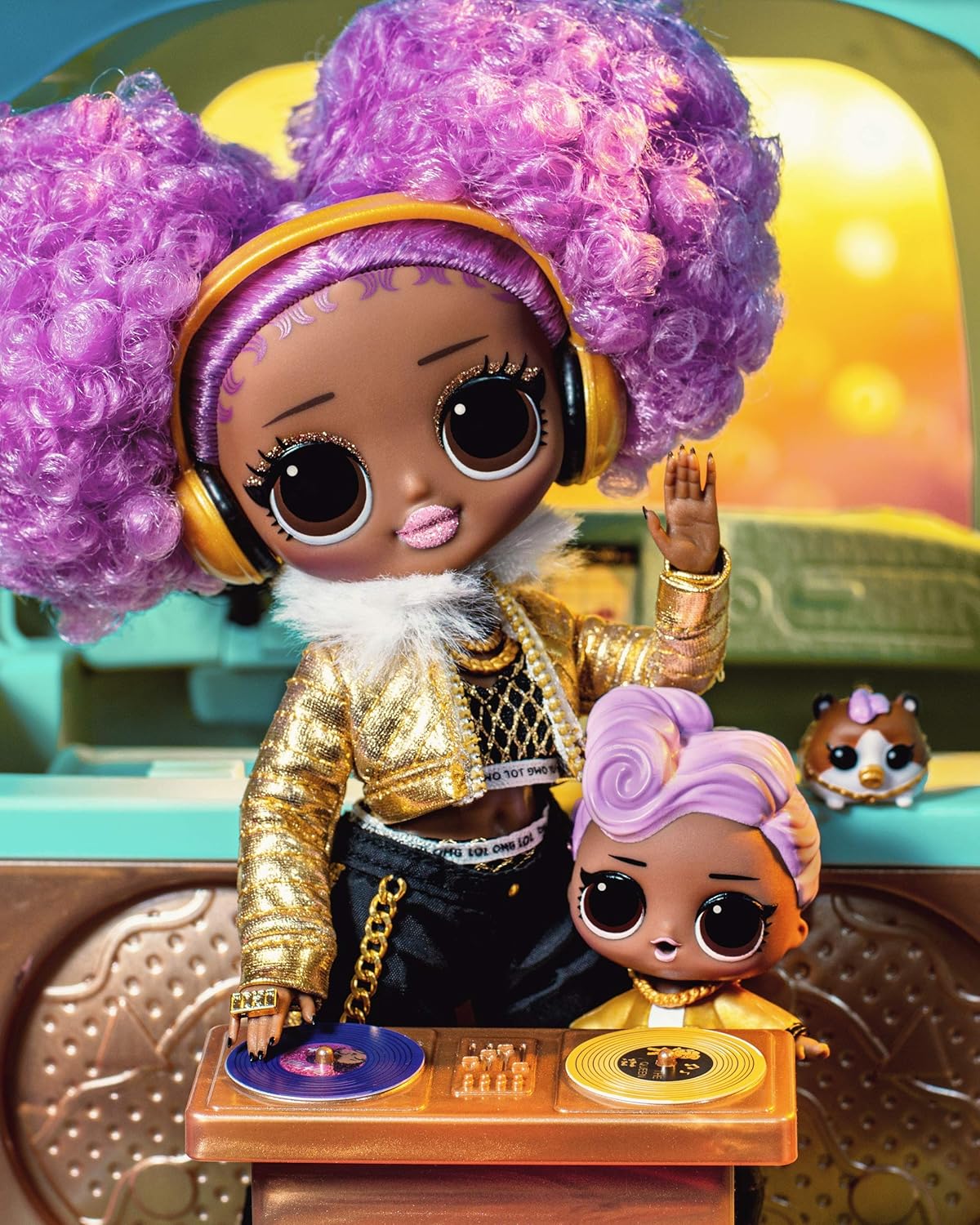 LOL Surprise OMG 24K DJ Fashion Doll for Kids, 20 Surprises, Styled Hair & Fierce Fashions, For Ages 4 Years & Up - Image 3