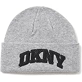 DKNY Womens Varsity Logo Beanie
