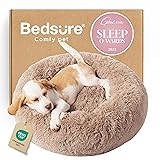 Bedsure Calming Dog Bed for Small Dogs - Donut