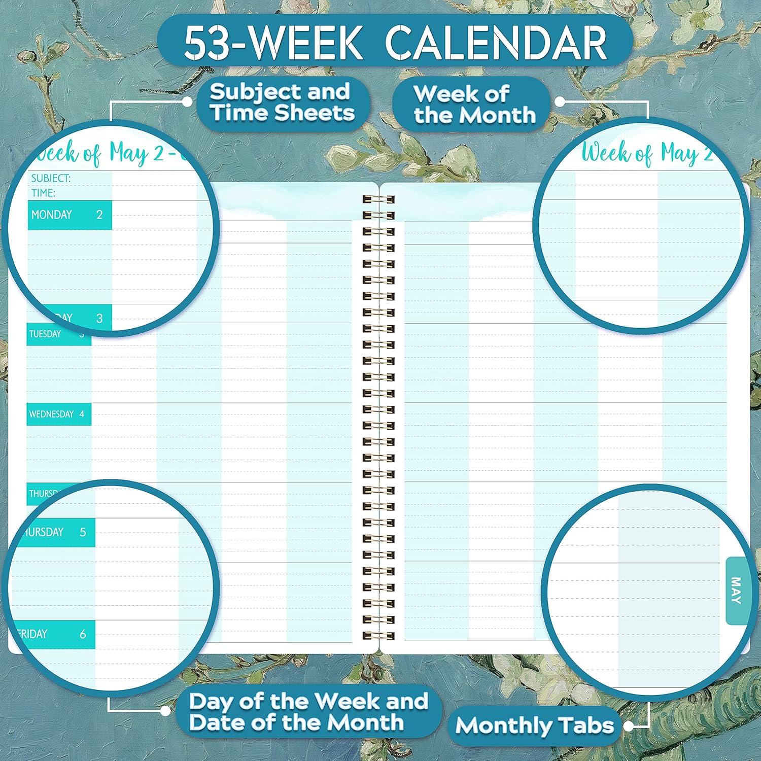 Teacher Planner 2021-2022 - Academic Lesson Planner from July 2021 - June 2022, 8'' x 10'', Lesson Plan Book, Weekly & Monthly Lesson Planner with Quotes : Office Products