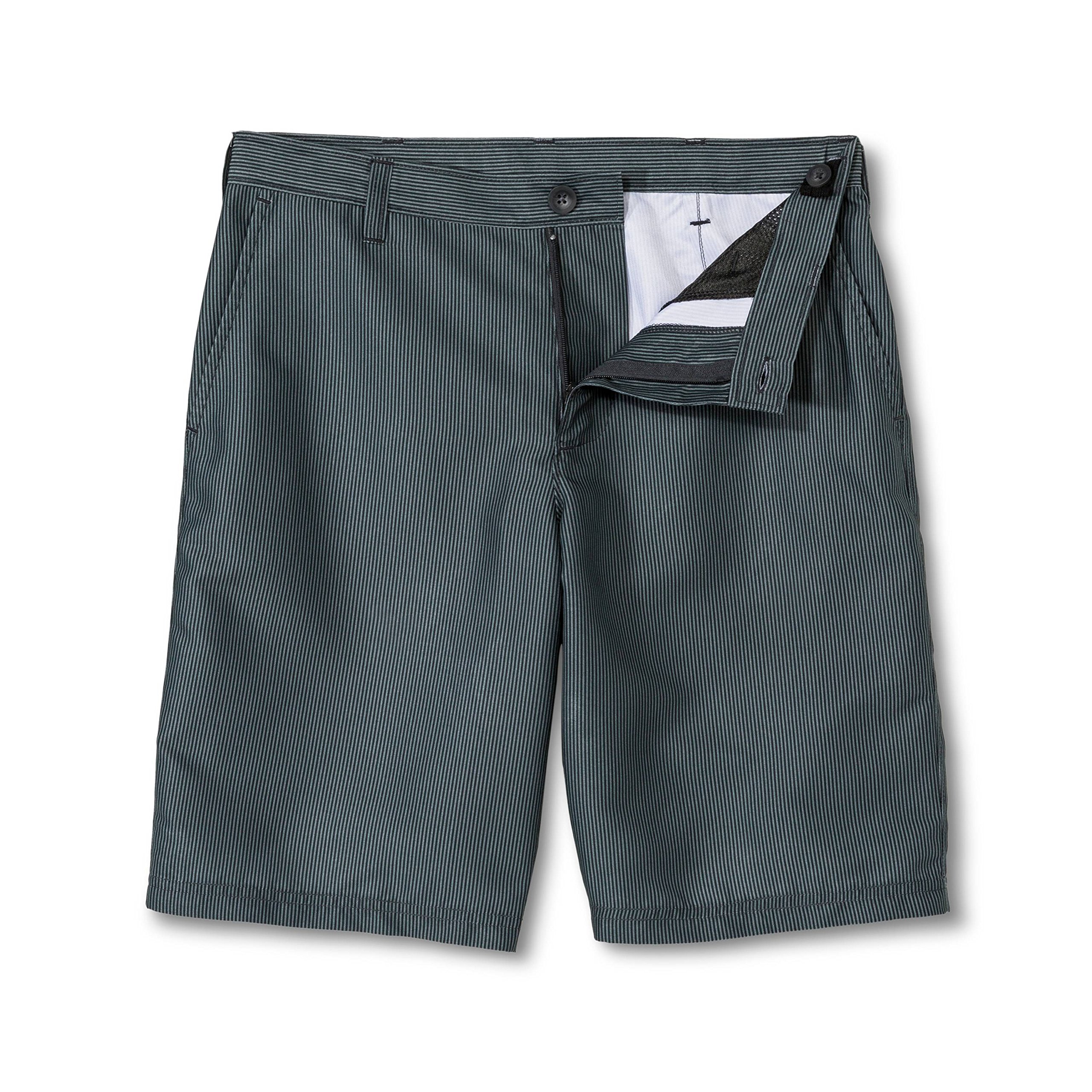 C9 Champion Boy's Junior Golf Shorts (XL (W 32), Tiny Stripe Grey) on