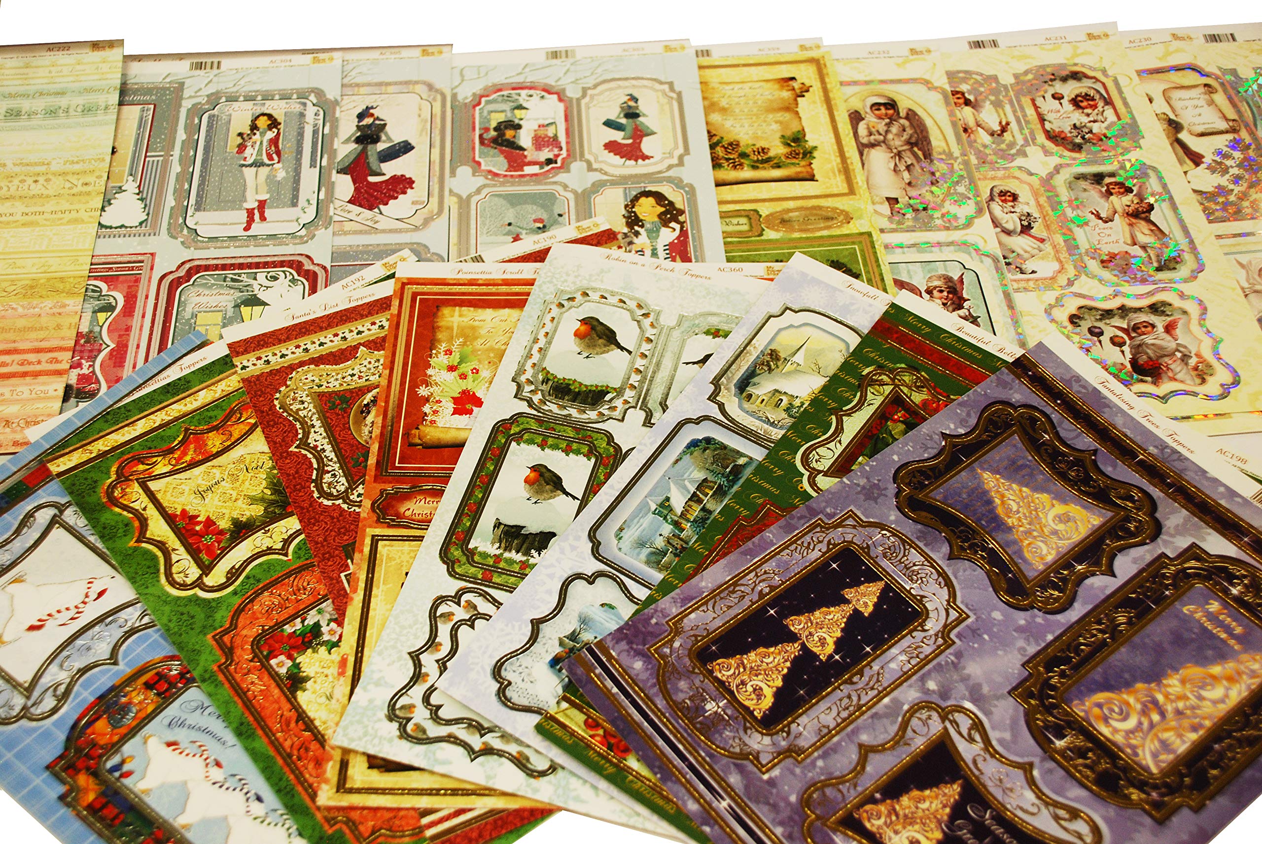 Craft UK 2351 Christmas 3d Die Cut Topper Kit