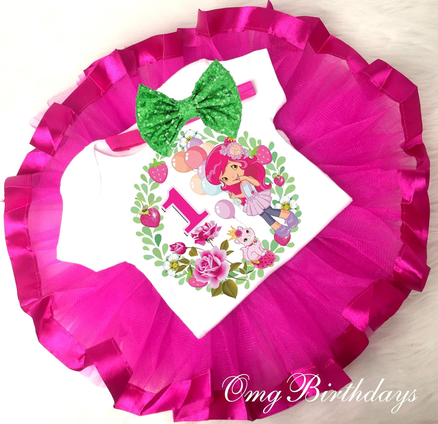 strawberry shortcake birthday outfit