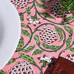 Ridhi Strawberry Pink 100% Cotton Round 110