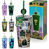 Dragon Glassware x Wicked: For Good 16 oz Blind Box Tumbler - Vacuum Insulated Tumbler Cup with 2 Straws - Stainless Steel Tumbler with Straw Topper for Water, Iced Tea