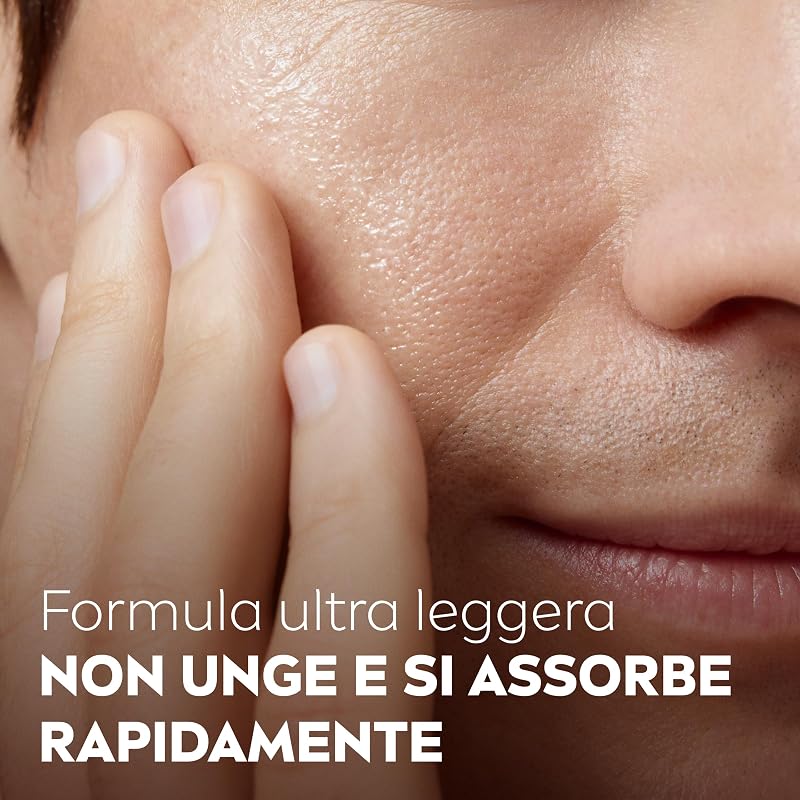 Anti-Age Hyaluron Balsamo Dopobarba Uomo 100 ml, Balsamo barba anti-rughe, rivitalizzante e lenitivo, Aftershave con Acido Ialuronico e Q10, Skincare per tutti i tipi di pelle
