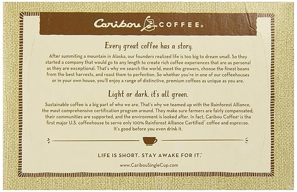 CARIBOU COFFEE, DAYBREAK MORNING BLEND K-CUPS FOR KEURIG K-CUP BREWERS, 12-COUN