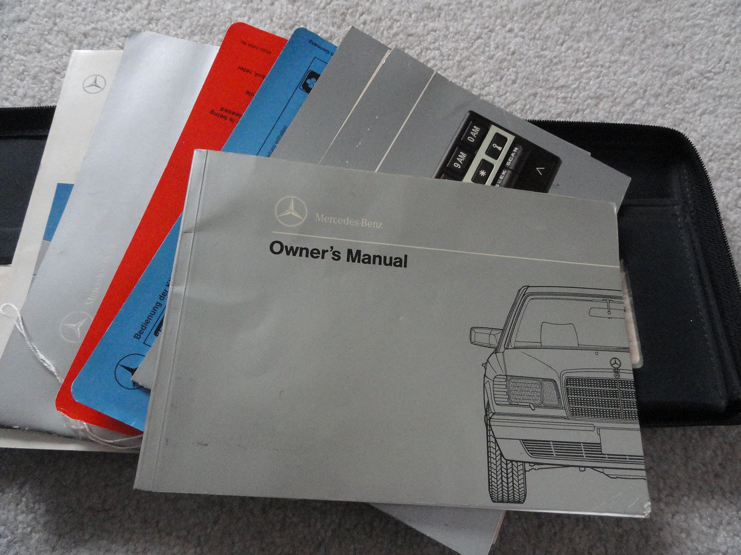 1991 Mercedes Benz 350 SD Turbo Owners Manual 350 SDL Paperback – 1991