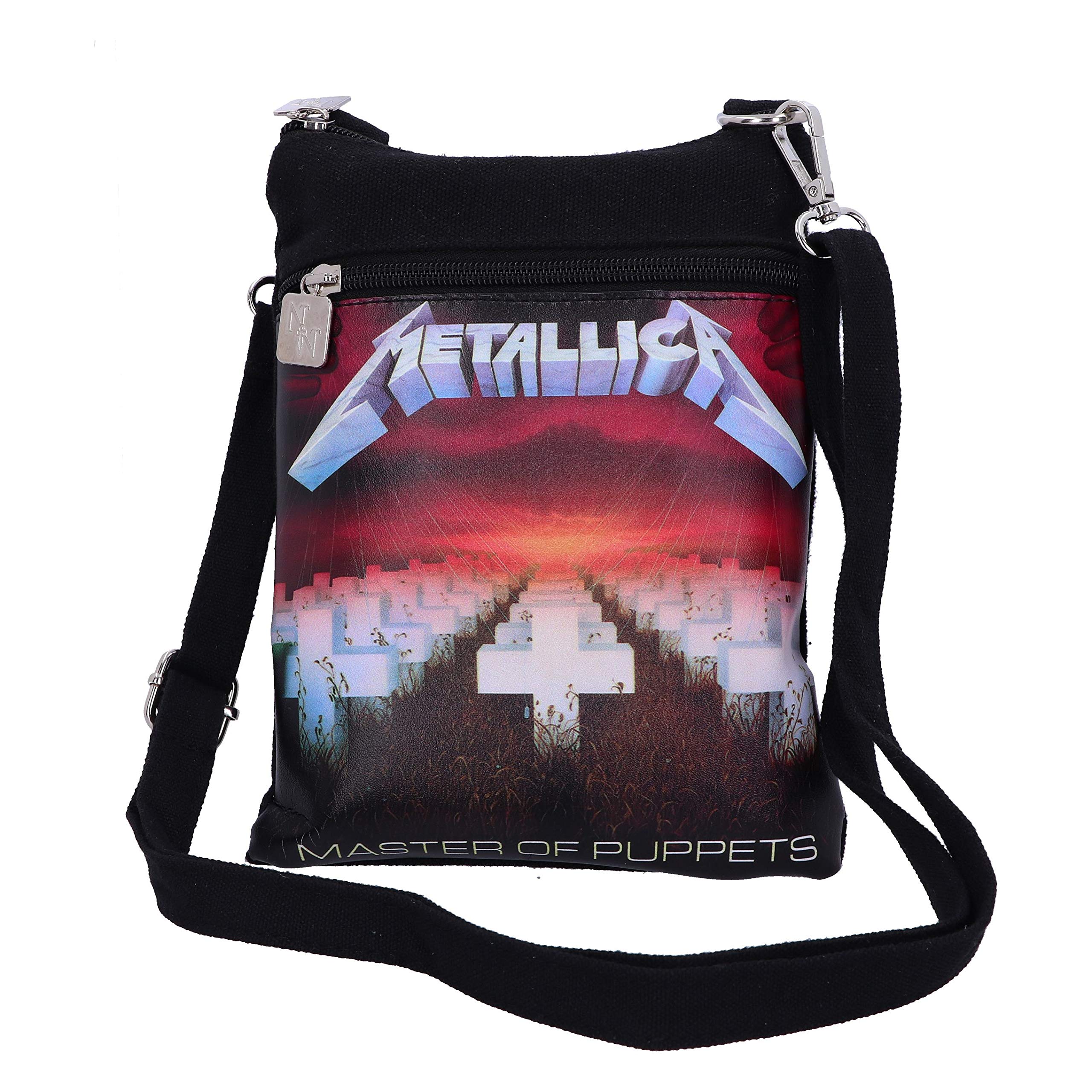Nemesis Now Officially Licensed Metallica Master of Puppets Shoulder Bag, Metal, Black, 23cm, B5381S0