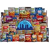 Taste Box Care Package 50 Count Super Snack Sampler of Bars, Cookies, Chips, Candy, and Snacks for Office, School, Friends, Family, and College Variety Pack