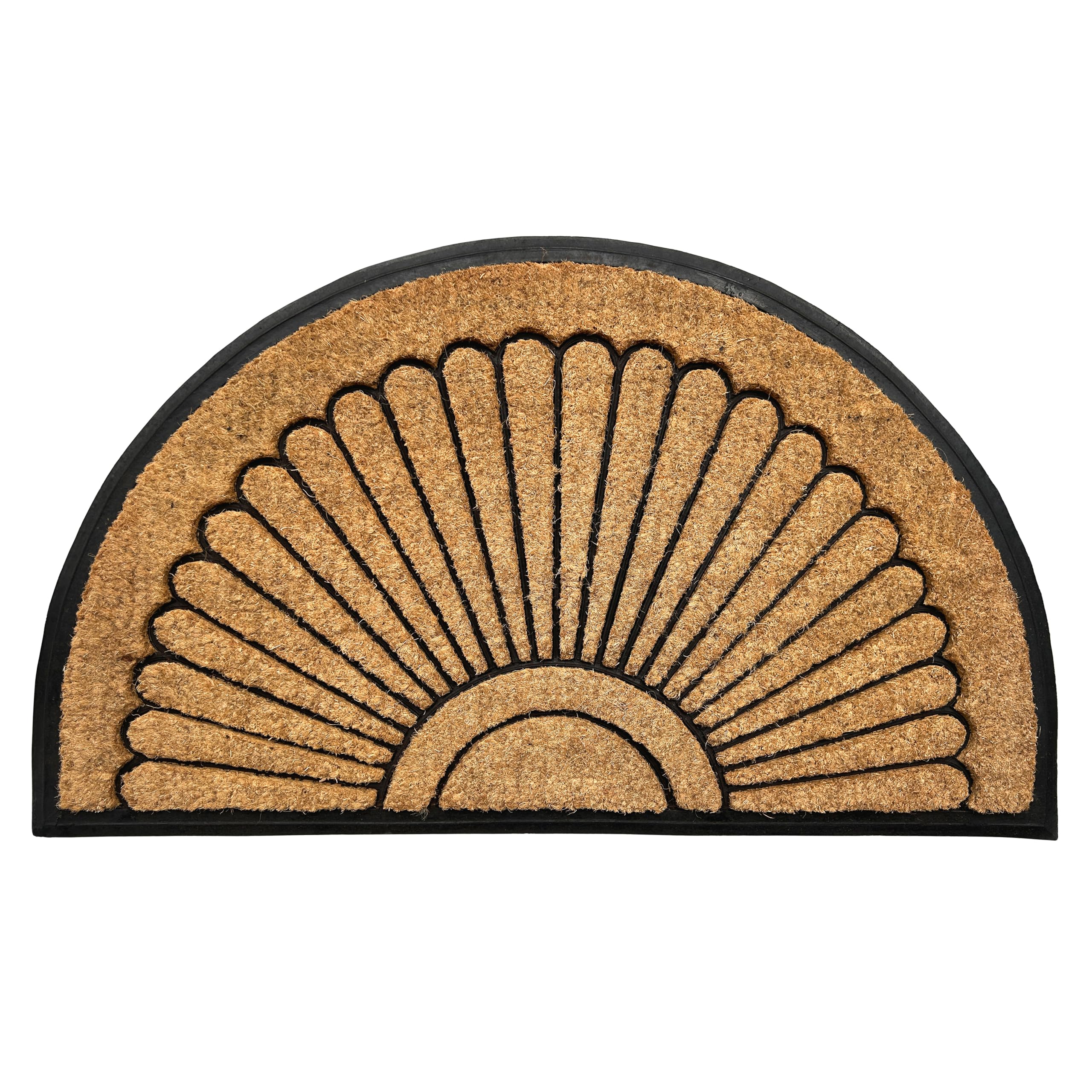 EHC Heavy Duty Thick Coir & Rubber Non-Slip Entrance Door Mat, 60 X 100 cm - Xlarge
