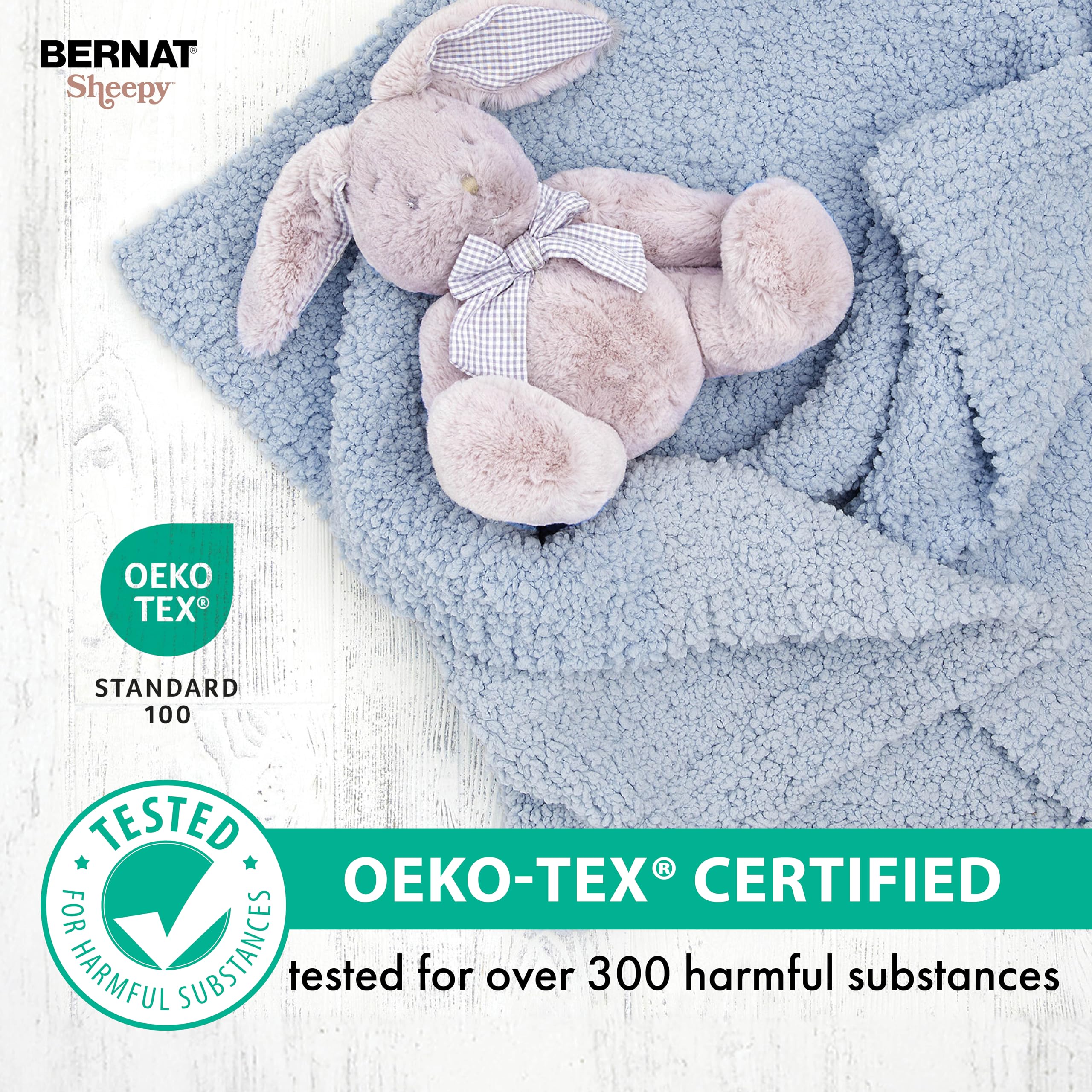 Bernat Sheepy Brown Bear Yarn - 2 Pack of 250g/8.8oz - Nylon - 6 Super Bulky - 149 Yards - Knitting, Crocheting & Crafts