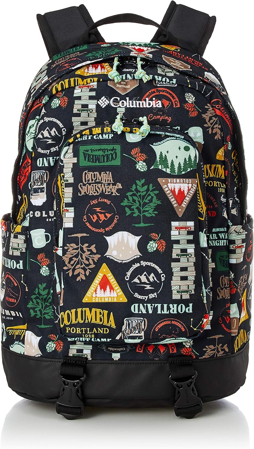 Amazon コロンビア スチュアートコーンl バックパック Pu8440 リュックサック ワンサイズ Black Camp Print Columbia コロンビア メンズ