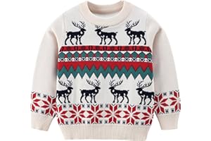 GENERIC Danny D Boys & Girls Cartoon Christmas Sweater Casual Crewneck Winter Long Sleeve Pullover Tops
