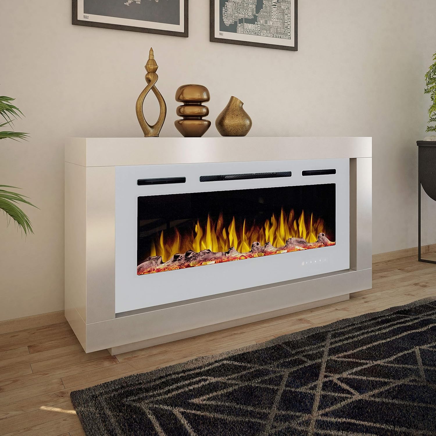 Noble Flame Ohio – moderner Design Elektrokamin Standkamin Kaminofen