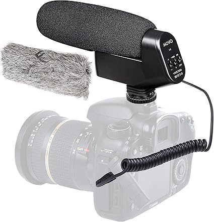 Amazon Com Movo On Camera Shotgun Video Microphone Compatible With Canon Eos 80d 77d 70d 60d 7d 7d Mark Ii 6d 5ds R 5d 5d Mark Iv 1d Digital Rebel Sl1 T7i T6s