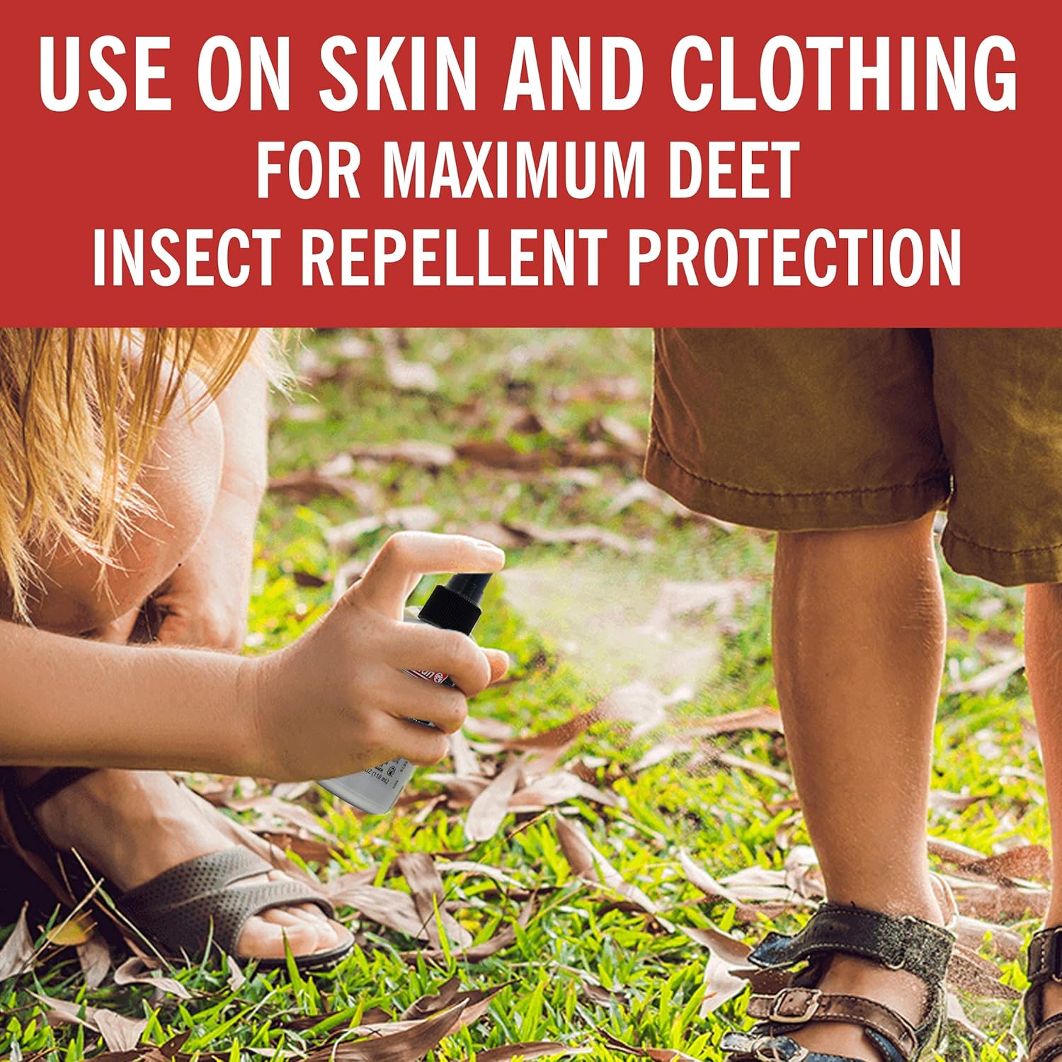 Coleman 100 Max 100% DEET Insect Repellent Pump for Ticks and Mosquitos - 4 oz Bottle : Sports & Outdoors