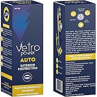 Vetro Power Auto: Water & Oil Repellent Exterior Protection Spray 50ml | Long-Lasting Deep Gloss Shine | Car/Bike Body & Paint Surfaces, Headlights, Wheels & Rims (Pack of 1)