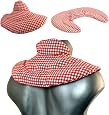 Nackenhörnchen Leinsamenkissen – Mit Stehkragen, Bio-Baumwolle, Ca. 1000 G, Wärmend & Kühlend