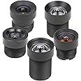 Arducam M12 Lens Kit, Low Distortion M12 Mount Lenses for Arduino and Raspberry Pi Camera