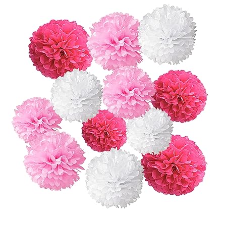 Wartoon Seidenpapier Pompons Blumen Ball Dekorpapier Kit für Geburtstag, Hochzeit, Baby Dusche, Parteien, Hauptdekorationen, 