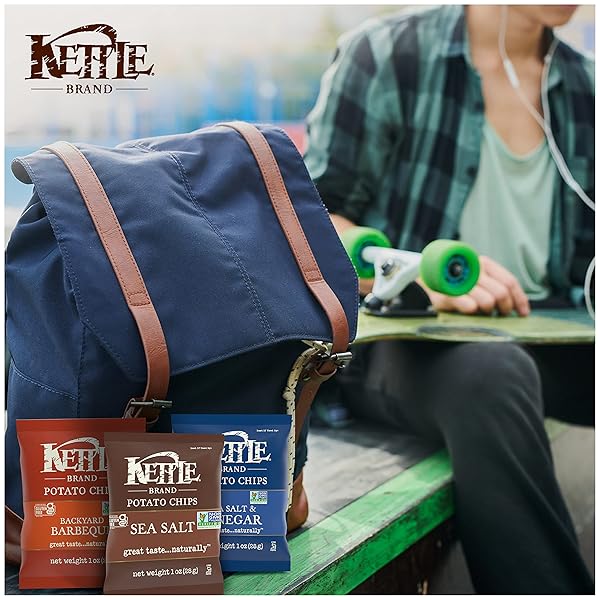 KETTLE BRAND POTATO CHIPS VARIETY PACK, 1 OZ, 20 CT