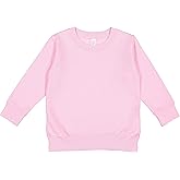 RABBIT SKINS Toddler Fleece Long Sleeve Pullover Sweatshirt, Pink, 2T