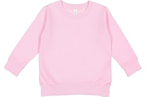RABBIT SKINS Toddler Fleece Long Sleeve Pullover Sweatshirt, Pink, 2T
