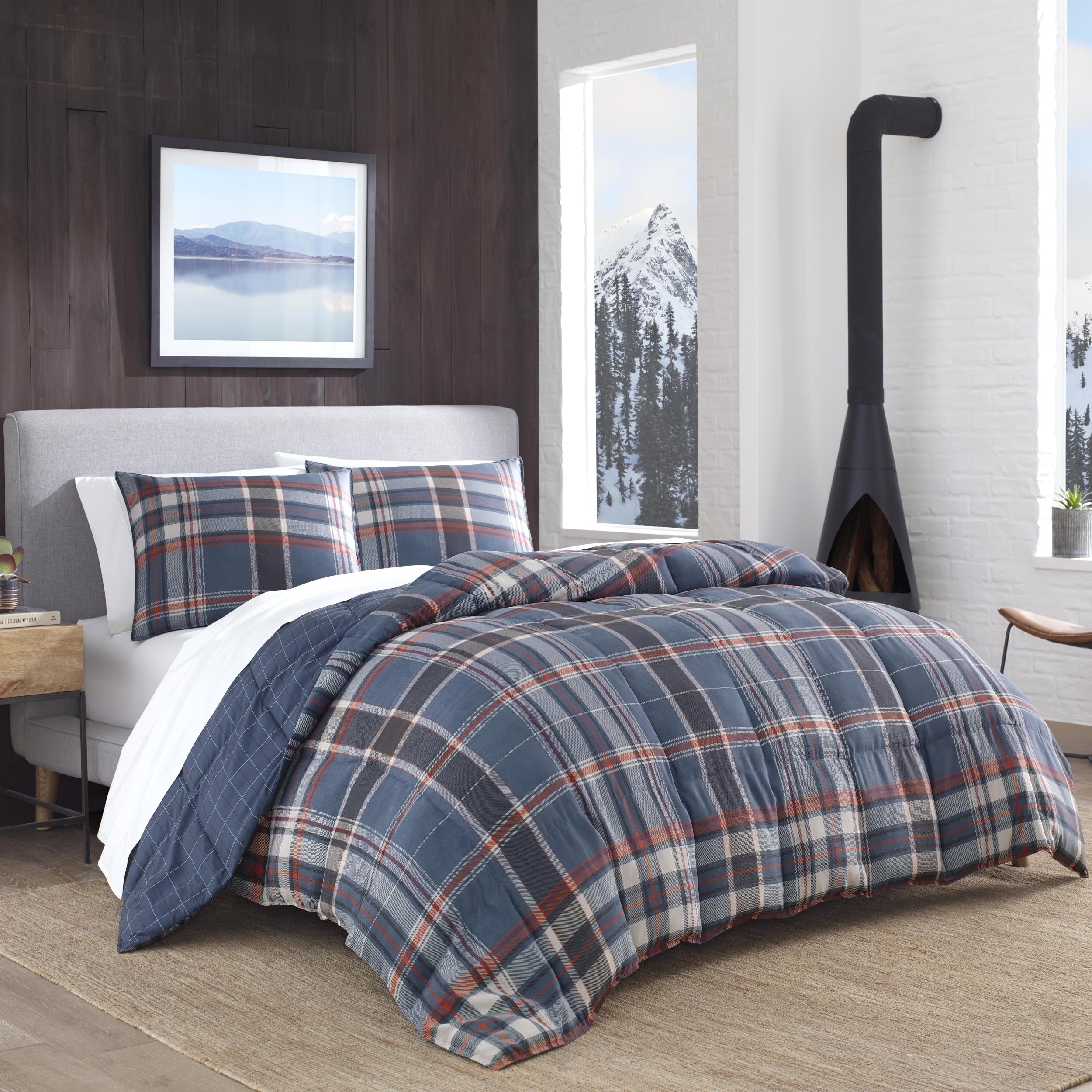 Eddie Bauer - Queen Comforter Set, Microsuede