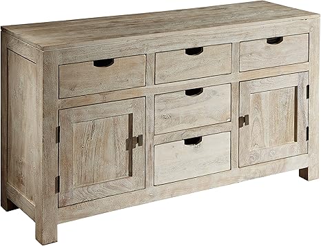 MASSIVMOEBEL24.DE Massiv Holz Möbel Akazie Sideboard Massivholz Möbel