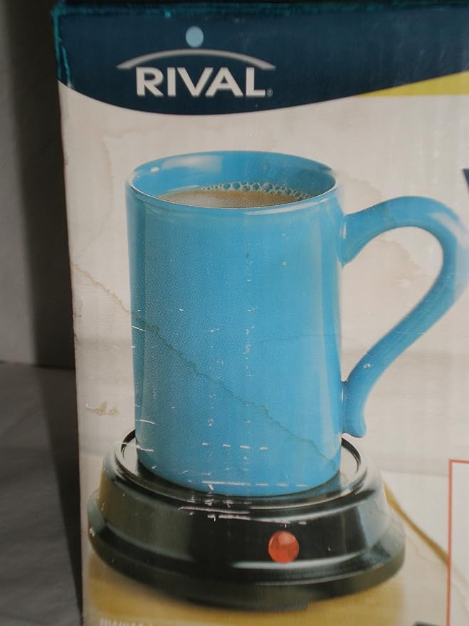 Rival Beverage Warmer with 8oz. Ceramic Mug Coffee Cups & Mugs