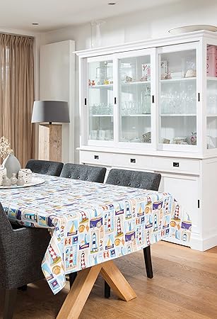 Patifix Wachstuch Be4201 Dekor Maritim Strandhaus Amazon De