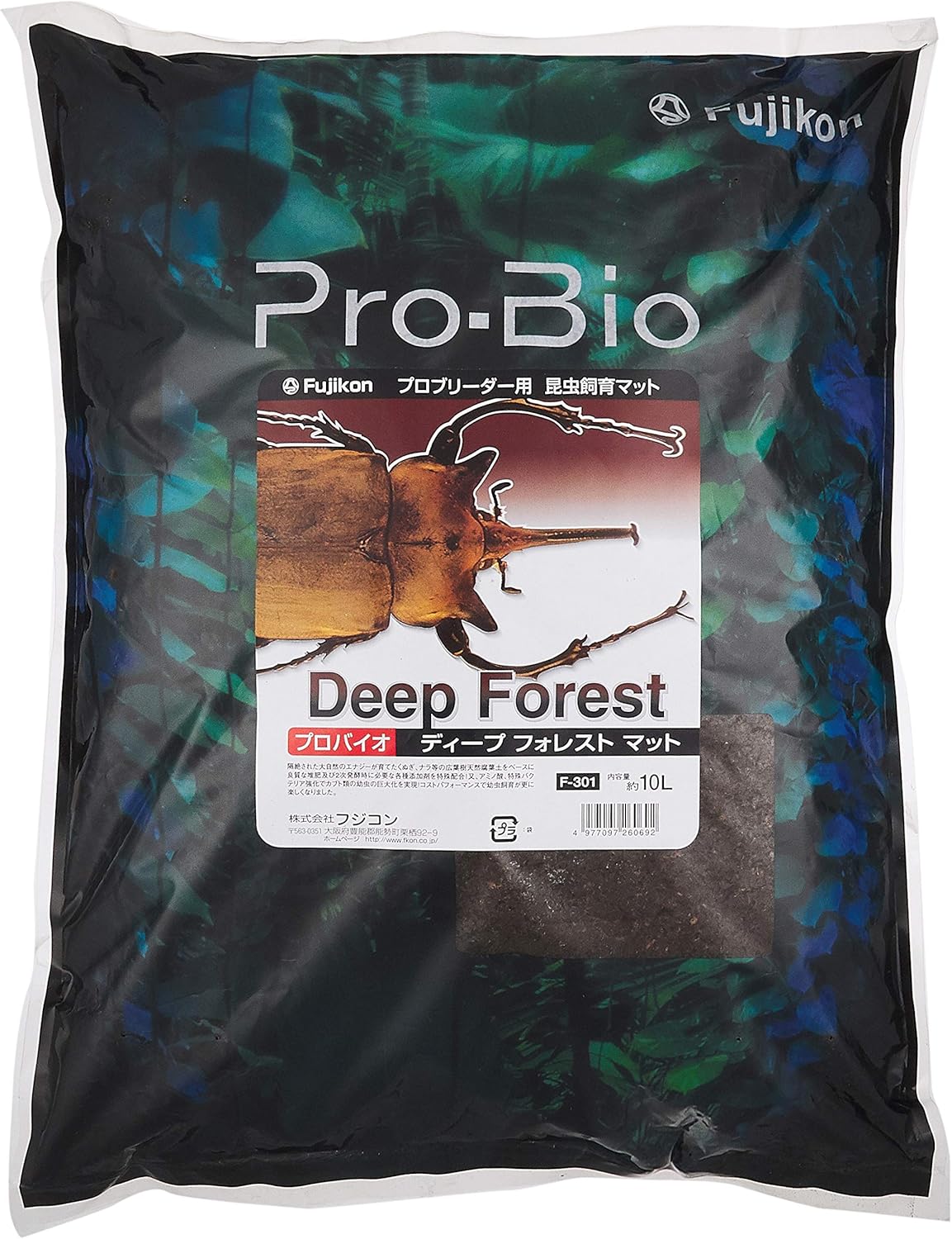 Amazon フジコン 昆虫マット プロバイオ ディープ フォレストマット 10リットル フジコン 飼育ケース アクセサリー 通販
