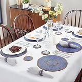 Penguin Home Handcrafted Glass Beaded Placemats Coasters Napkin Rings Set 18 view 3