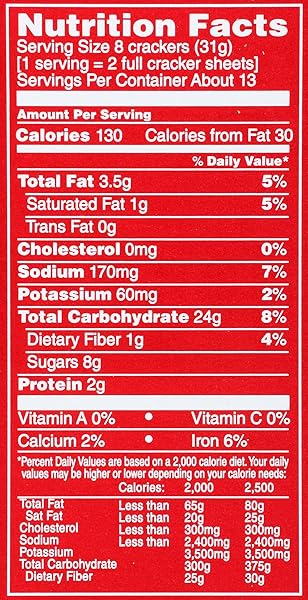 NABISCO GRAHAMS ORIGINAL GRAHAM CRACKERS, 14.4 OZ