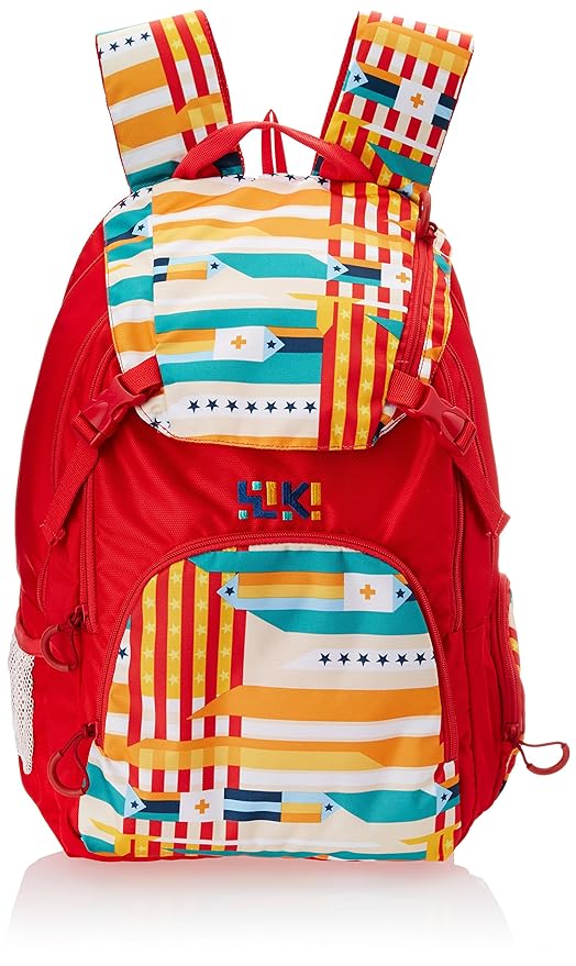 Wildcraft Wiki Daypack Polyester 38 liters Red Laptop Bag (8903338048992)