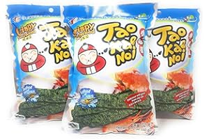Tao Kae Noi Crispy Seaweed Seafood Flavor 32g, 3 Pack
