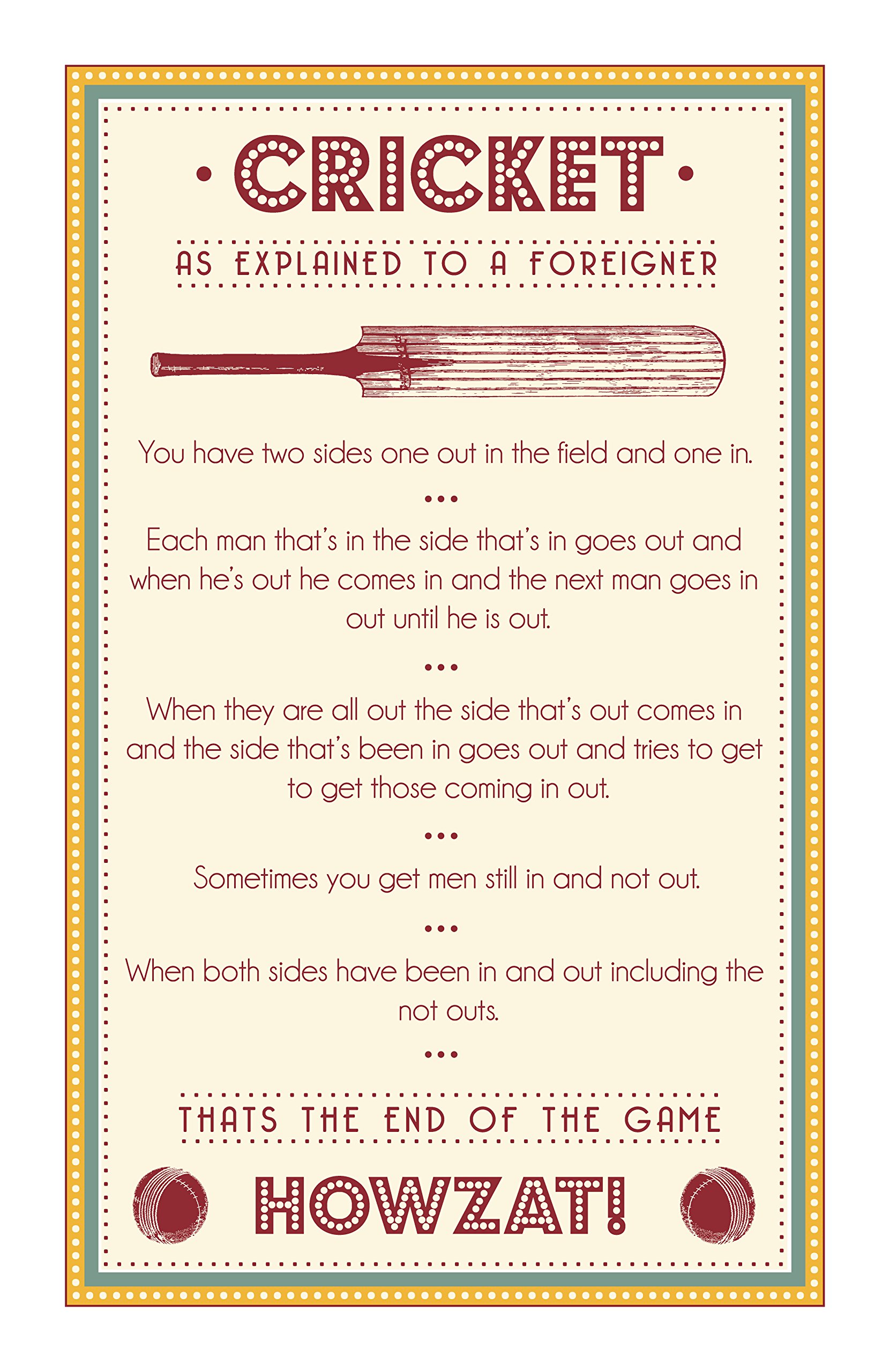 Ulster Weavers Cricket 2 Cotton Tea Towel