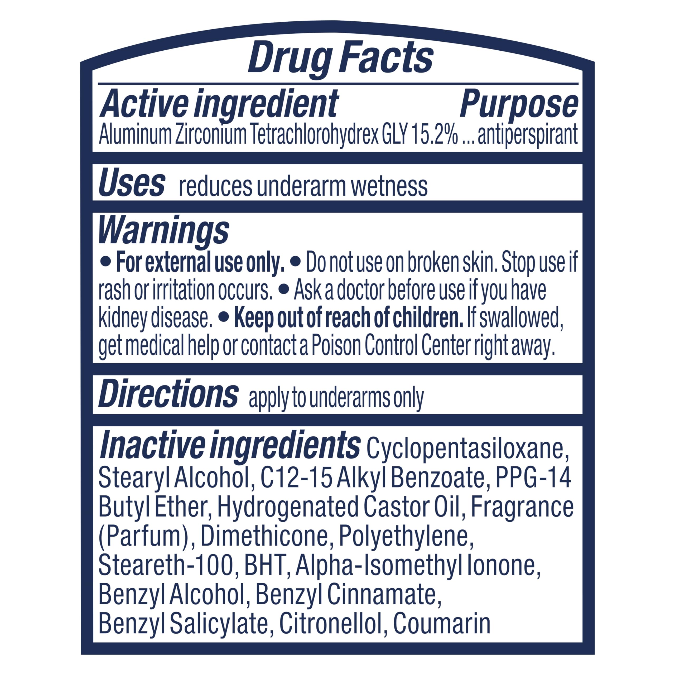 Degree Original Antiperspirant Deodorant Sheer Powder Pack of 6 48-Hour Sweat & Odor Protection Antiperspirant for Women 2.6 oz