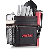 PANCKY Metal Detecting Finds Waist Pouch, Portable Multifunctional Bag, Finds Accessory Black