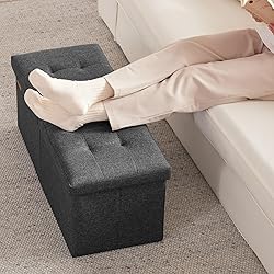HAUSFRAU 31.5 Inches Ottoman with Storage
