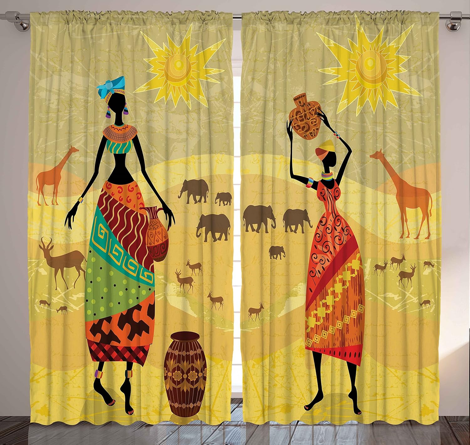 Best Tribal Drapes Living Room