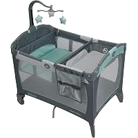 Graco Pack and Play Change 'n Carry Playard | Includes Portable Changing Pad, Manor