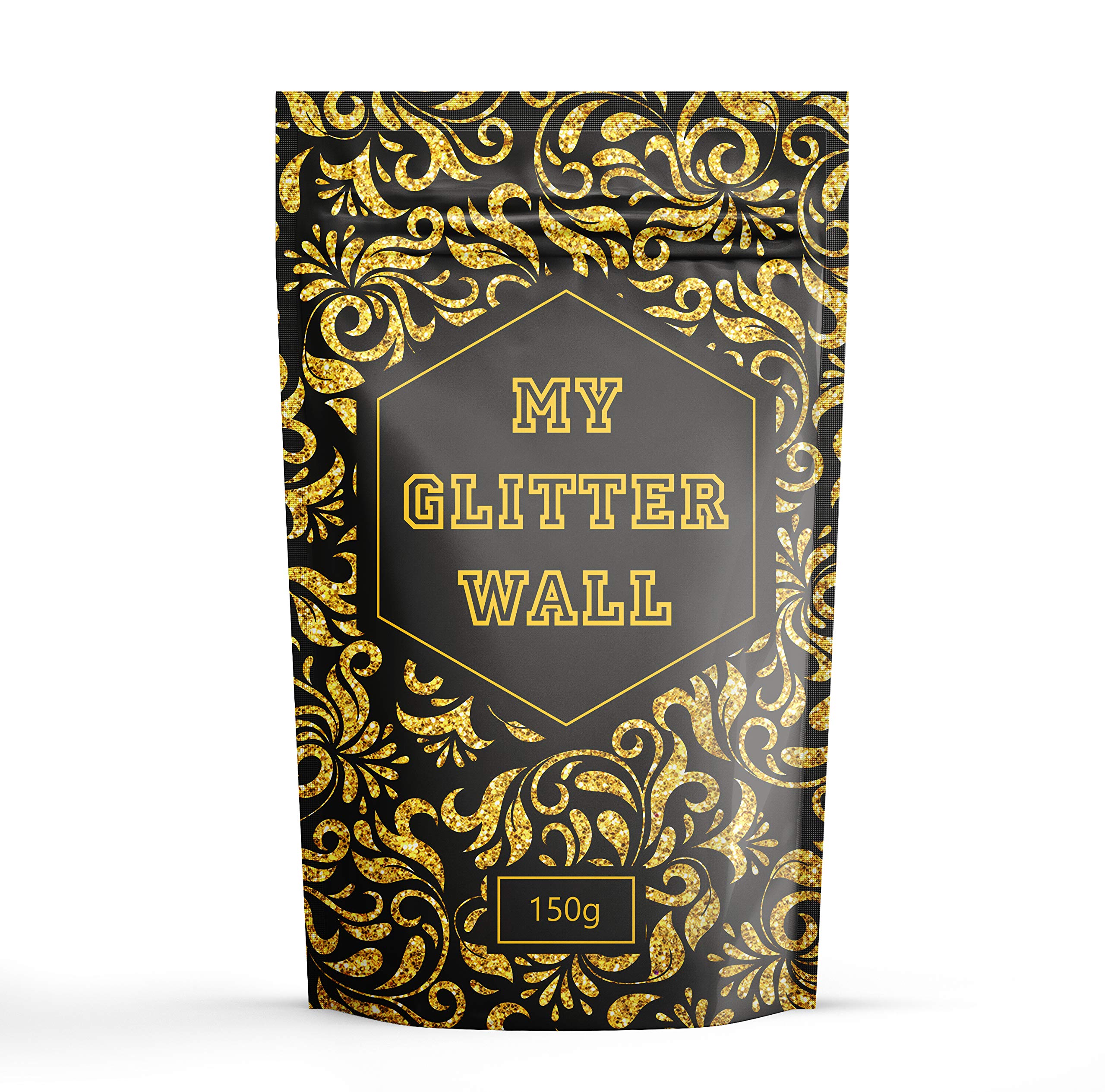 Gold 150G My Glitter Wall Glitter for Emulsion Paint Glittery Wall Decorations Perfect for Indoors and Outdoors