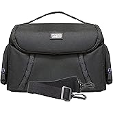 VidPro CR-350 Bolsa mediana para videocámaras DSLR y cámaras de video con capacidad para 1-2 cuerpos de cámara y 2 lentes adi